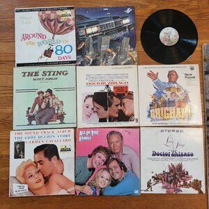 Movie Motion Picture Soundtrack Vinyl Record LOT Limo The Sting Around World LPB